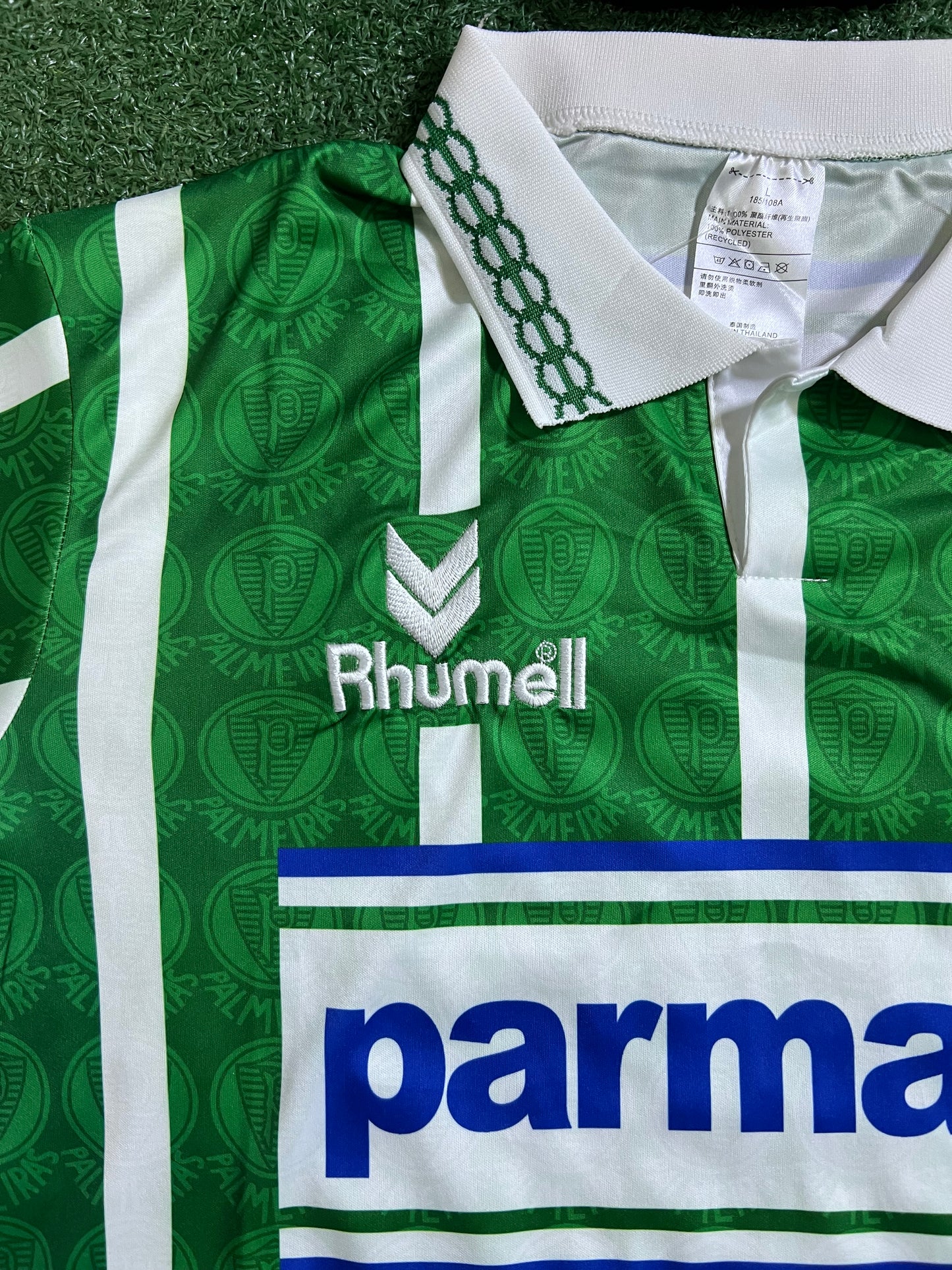 Camisa Palmeiras  Retro Parmalat 93/94-(Pequeno Defeito no Escudo) |FutMantos