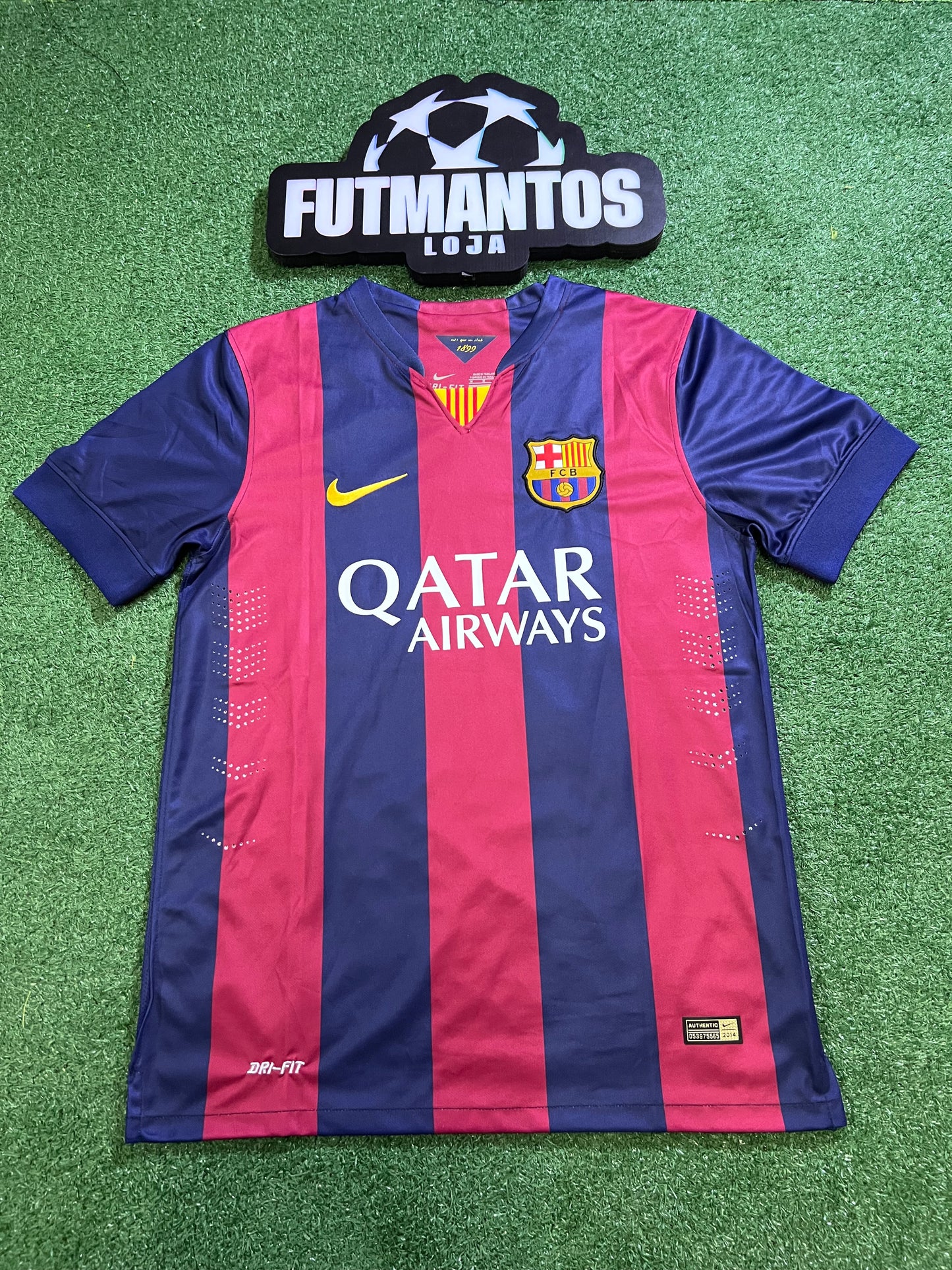 Camisa Barcelona I 14/15 - Retrô - Messi #10 | FutMantos