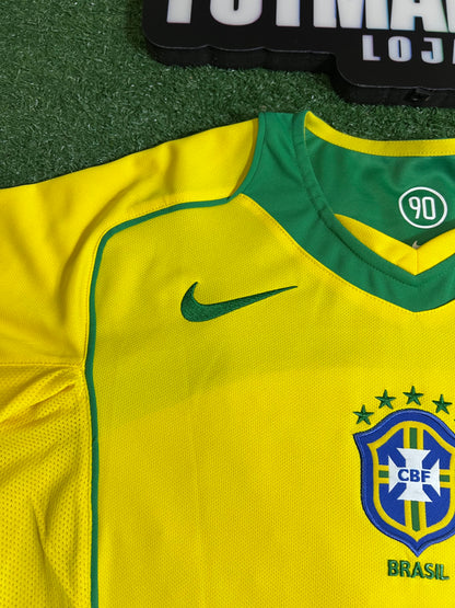 Camisa Brasil 2004 - Ronaldinho #10 | FutMantos