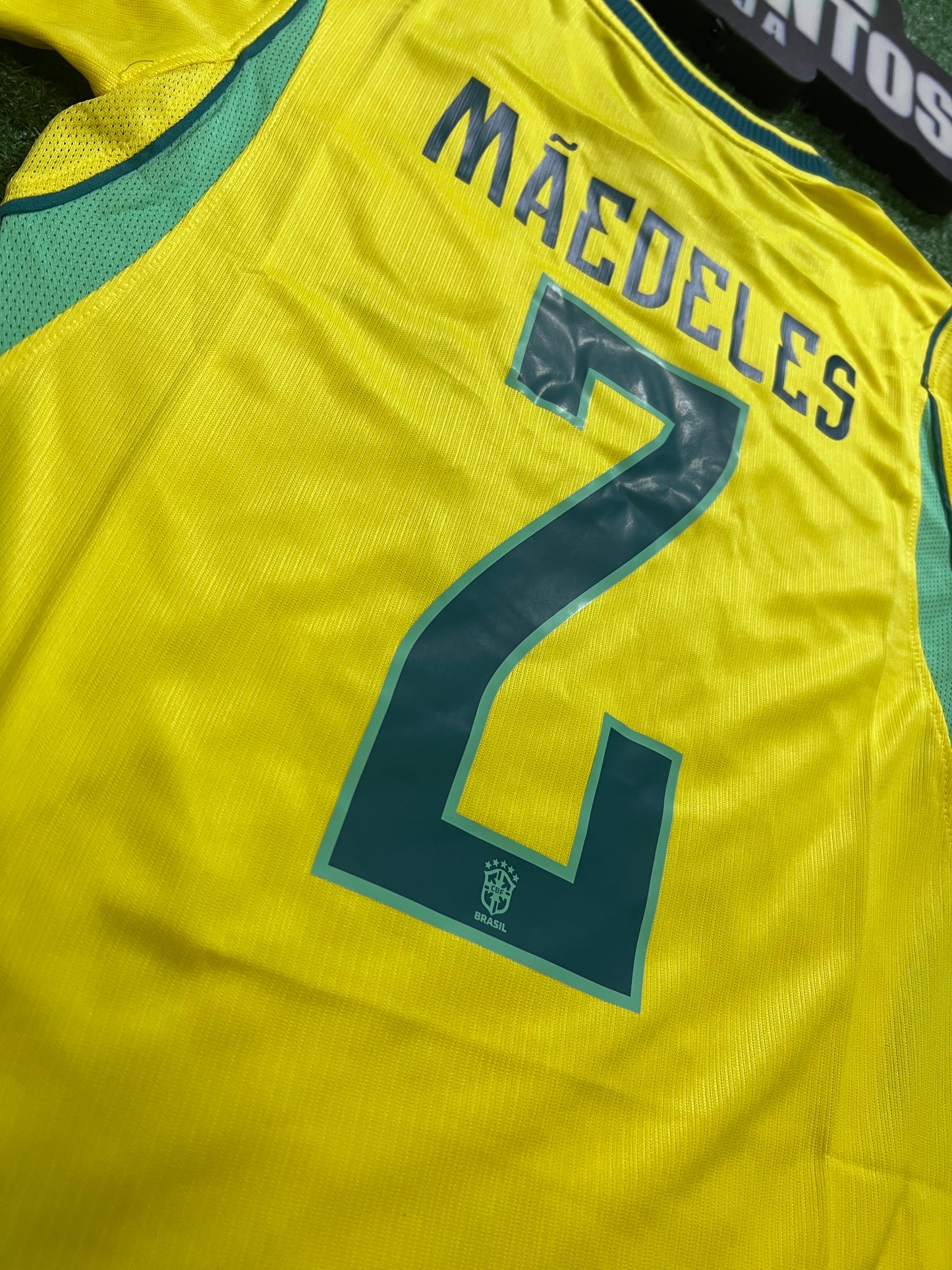 Camisa Brasil I Amarela 26/27 - Feminina-MÃEDELES#2 | Futmantos