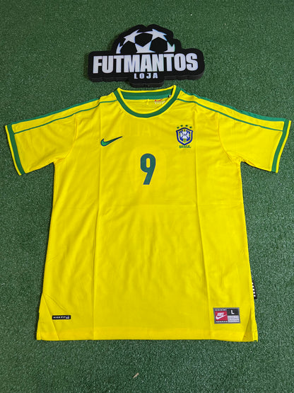 Camisa Brasil 1998 - #9 RONALDO | FutMantos