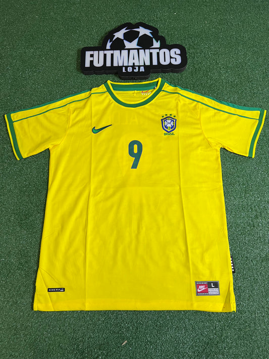 Camisa Brasil 1998 - #9 RONALDO | FutMantos