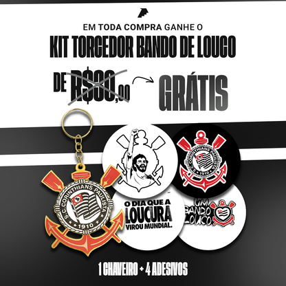 Camisa Infantil Corinthians 2024/25 II Torcedor | FutMantos