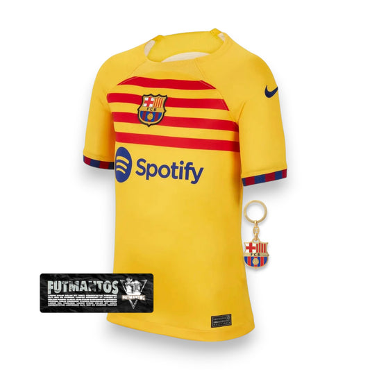 Camisa Barcelona Four 23/24 - Amarela | Futmantos