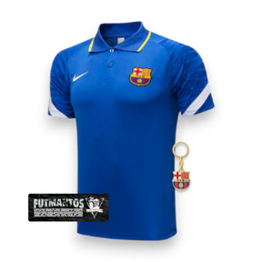 Camisa Polo Barcelona Azul - Masculina