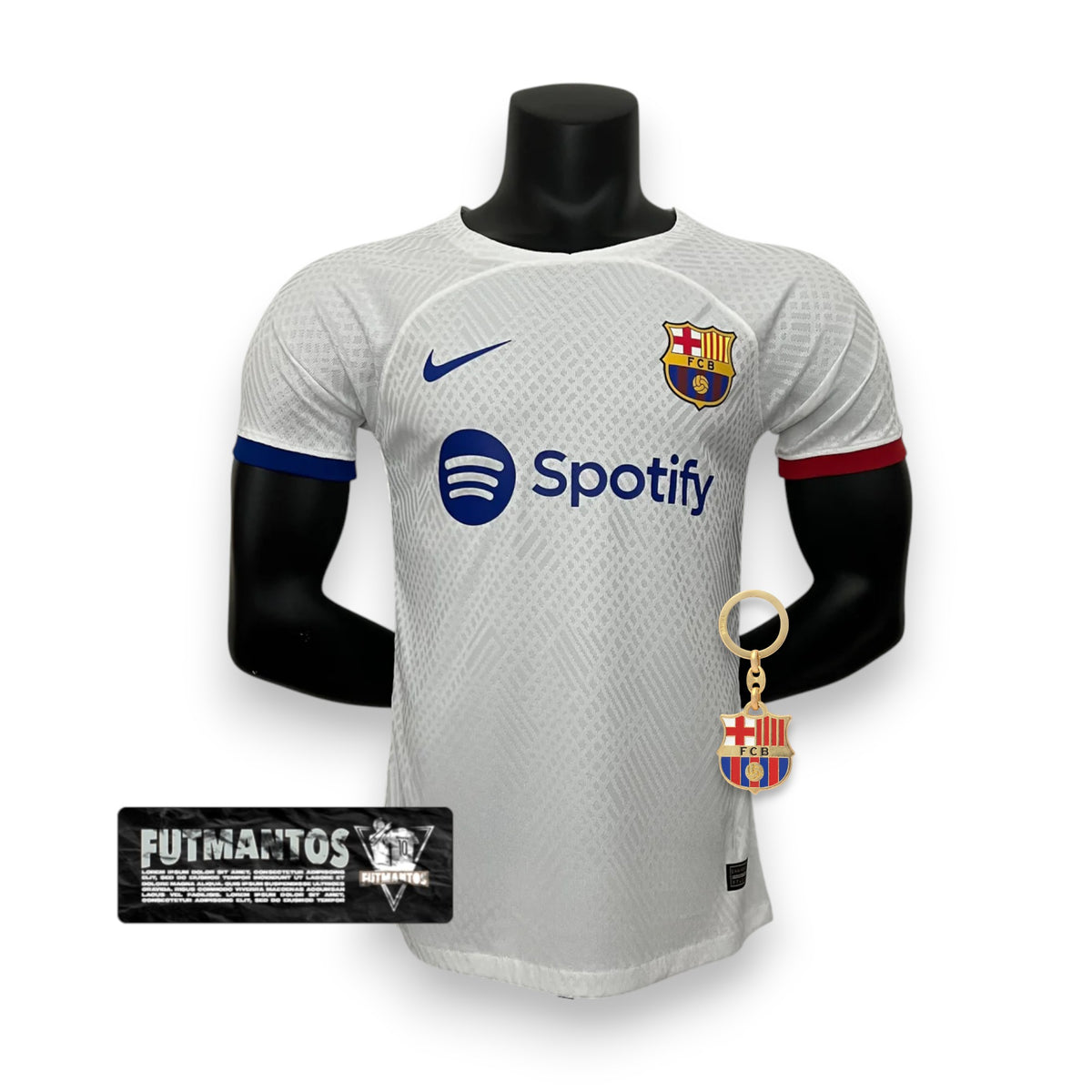 Camisa Barcelona II 23/24 Branca - - Masculino Jogador  | Futmantos