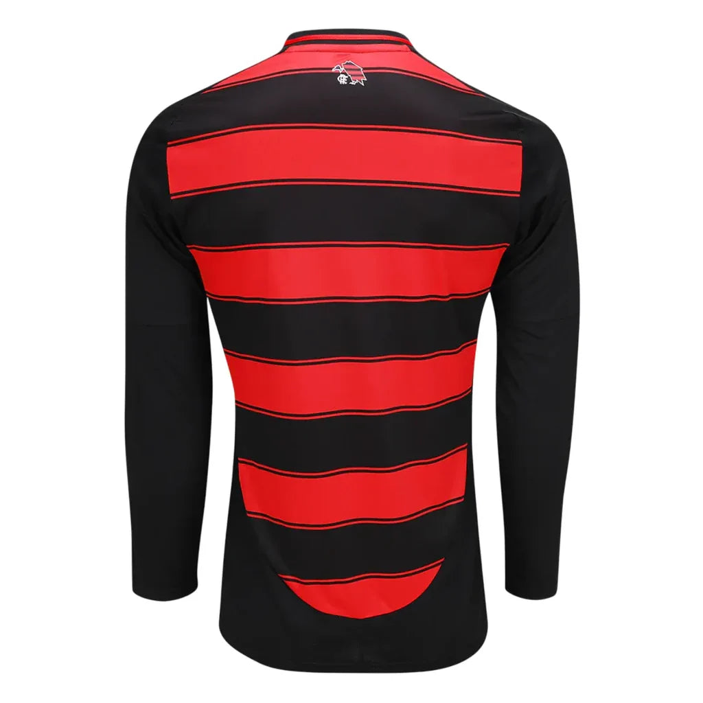 Camisa CRF l 25/26 Manga Longa - Preto e Vermelho | Futmantos