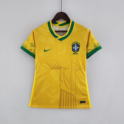 Camisa Feminina Seleção Brasil - Amarela - Conceito Amarela Rio