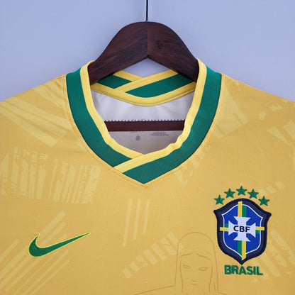 Camisa Feminina Seleção Brasil - Amarela - Conceito Amarela Rio