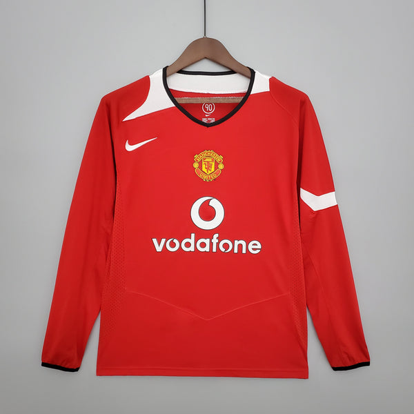 Camisa Manga Longa Manchester United 04/06 - Vermelho | Futmantos