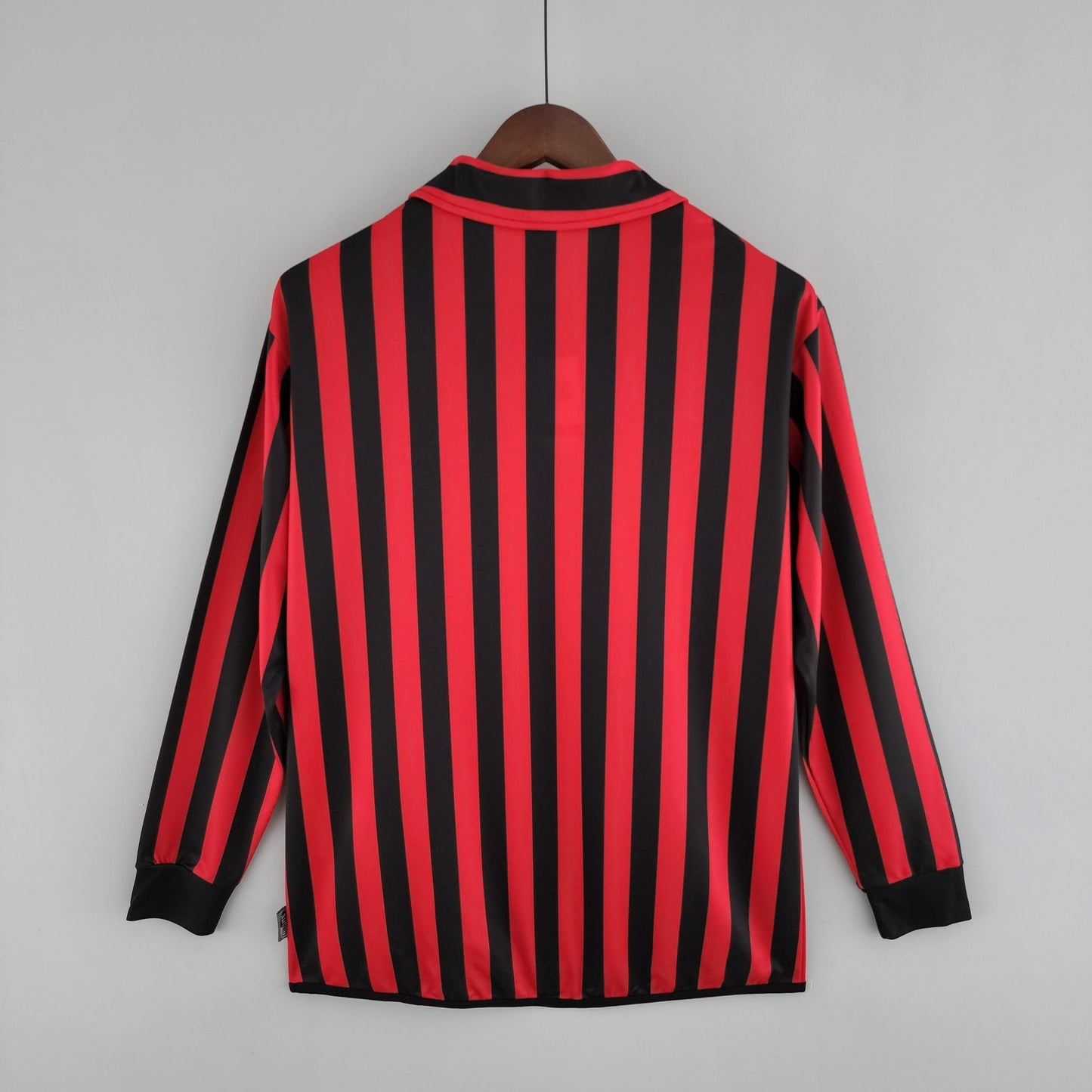 Camisa Manga Longa Milan 1999/2000 - Preto e Vermelho | Futmantos