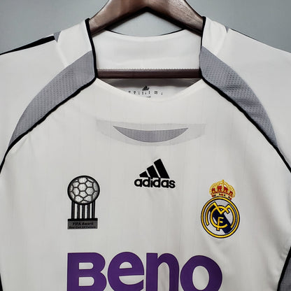Camisa Manga Longa Real Madrid 06/07 - Branco | Futmantos