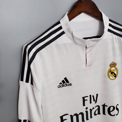 Camisa Manga Longa Real Madrid 14/15 - Branco | Futmantos