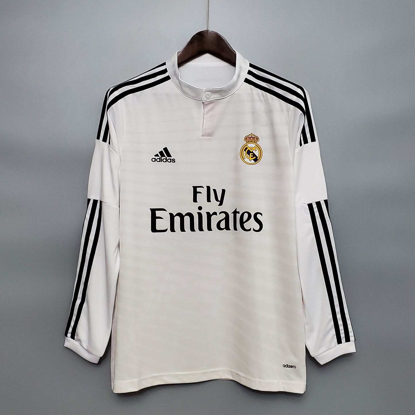 Camisa Manga Longa Real Madrid 14/15 - Branco | Futmantos