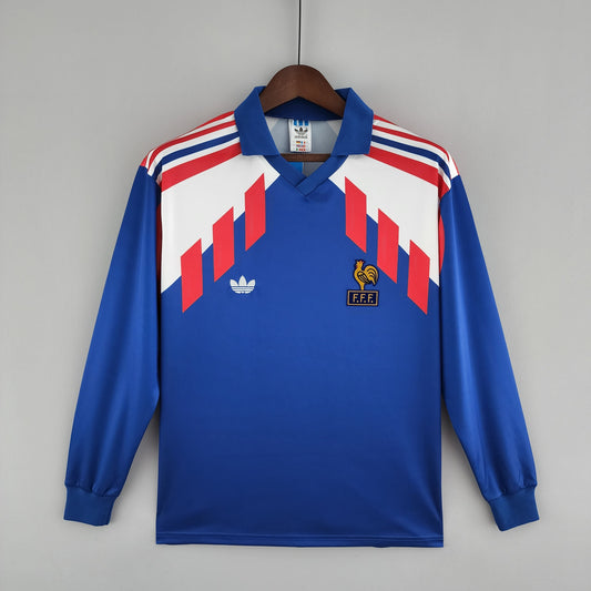 Camisa França Retrô ll 88/90 - Manga Longa | Futmantos
