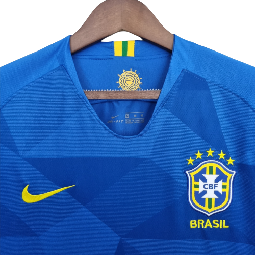 Camisa Seleção Brasileira Retrô 2018 Azul - Nike | Futmantos