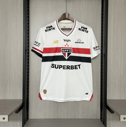Camisa São Paulo I 25/26 Com Patrocínios  | Futmantos