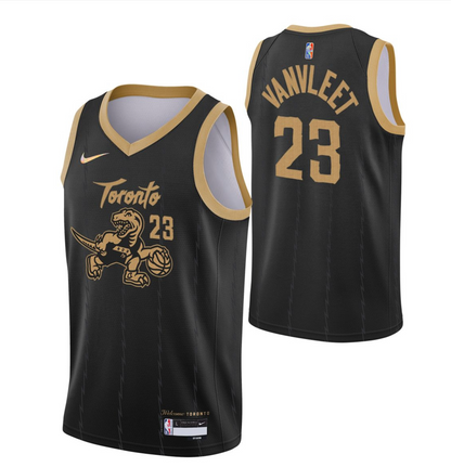 Vanvleet #23 - City Edition Toronto Raptors Authentic Fred NBA