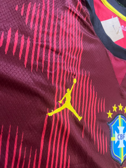 Camisa Brasil alternativa vermelha-modelo Básico 26/27 - Torcedor | FutMantos