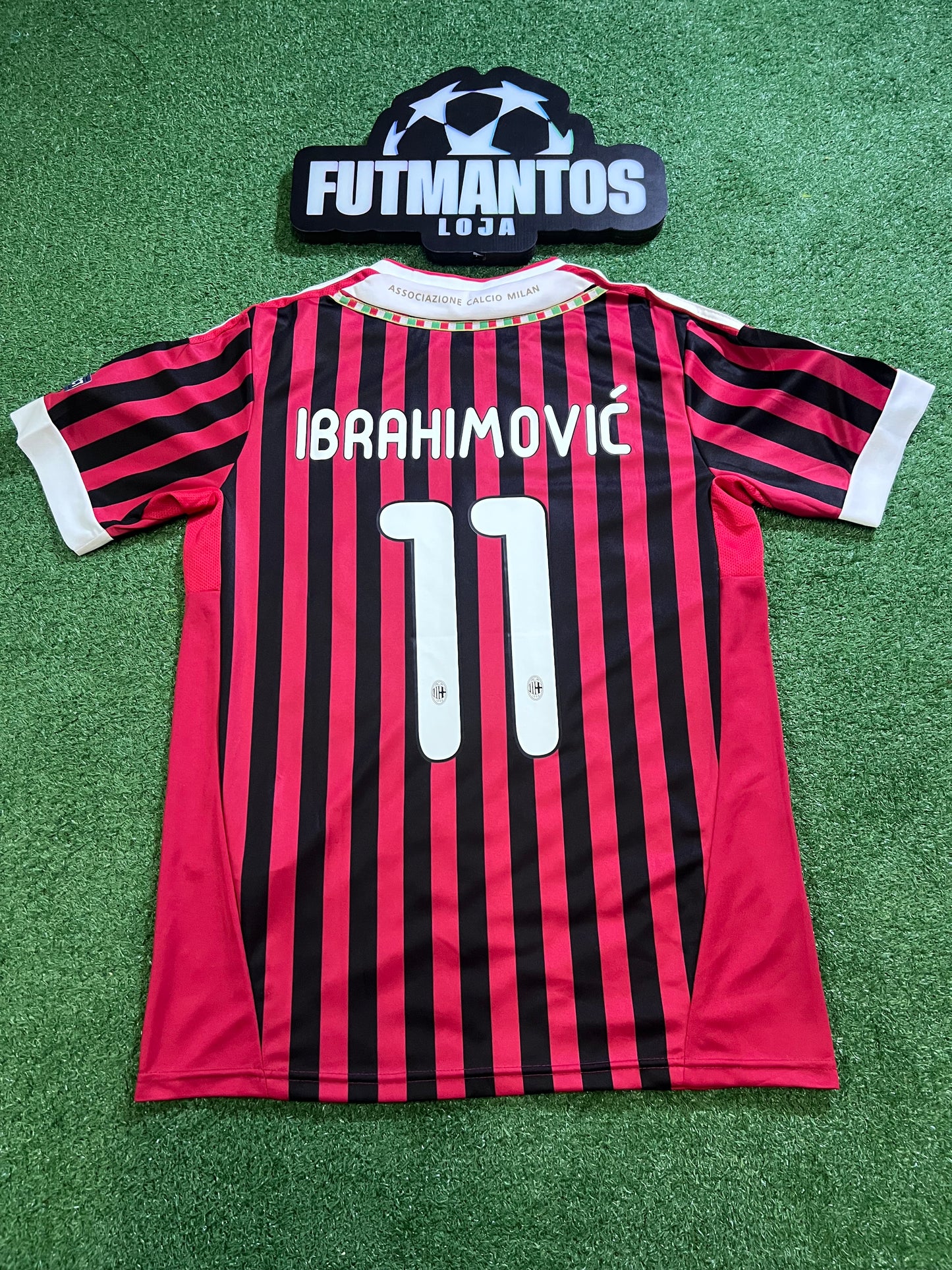 Camisa AC Milan 11/12 - #11 IBRAHIMOVIC | FutMantos