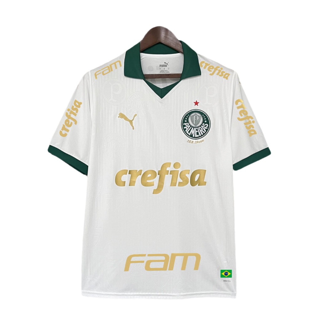 Camisa Palmeiras II Branca 24/25 Adidas - Com patrocínios | Futmantos