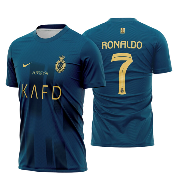 Camisa Al-Nassr II 23/24 (RONALDO -7) - Azul | Futmantos