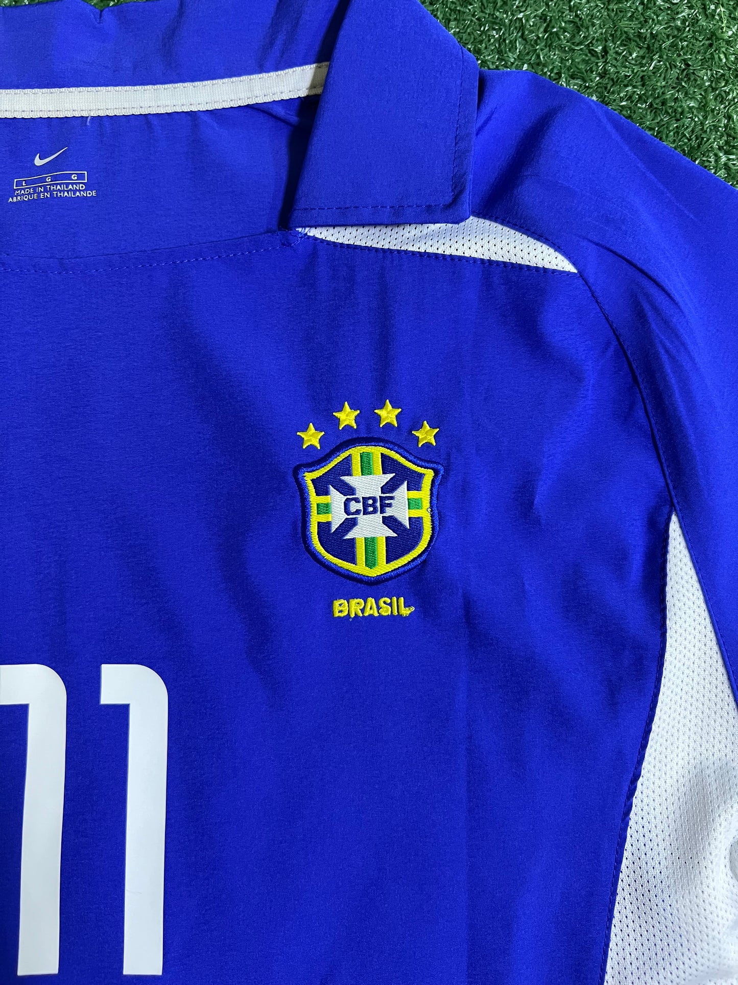 Camisa Brasil 2002 - Ronaldinho #11 | FutMantos