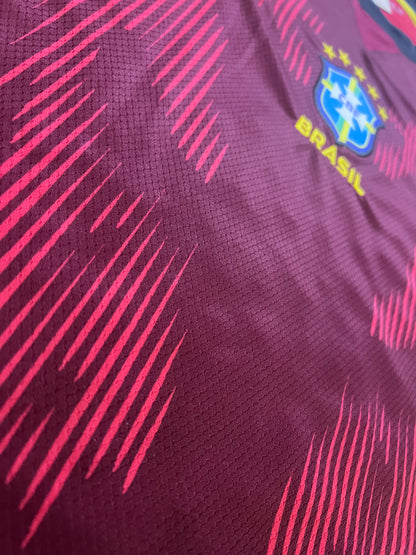 Camisa Brasil alternativa vermelha-modelo Básico 26/27 - Torcedor | FutMantos