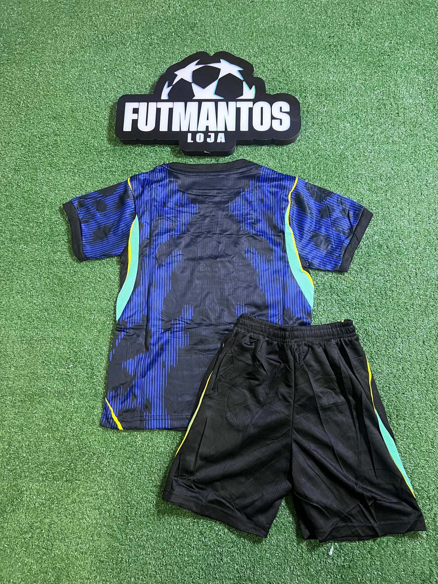 kit Infantil Brasil 26/27 - Azul | FutMantos