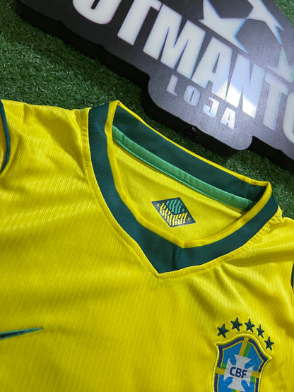 kit Infantil Brasil I 26/27 - Amarelo-ISAAC#8 |  FutMantos