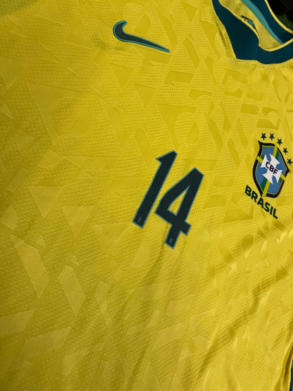 Camisa Brasil I Amarela 26/27 - Jogador-LUCAS#14 | Futmantos