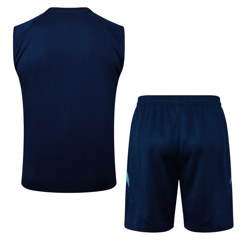 Conjunto CRF Comissão Técnica Regata 25/26 - Azul Escuro | Futmantos