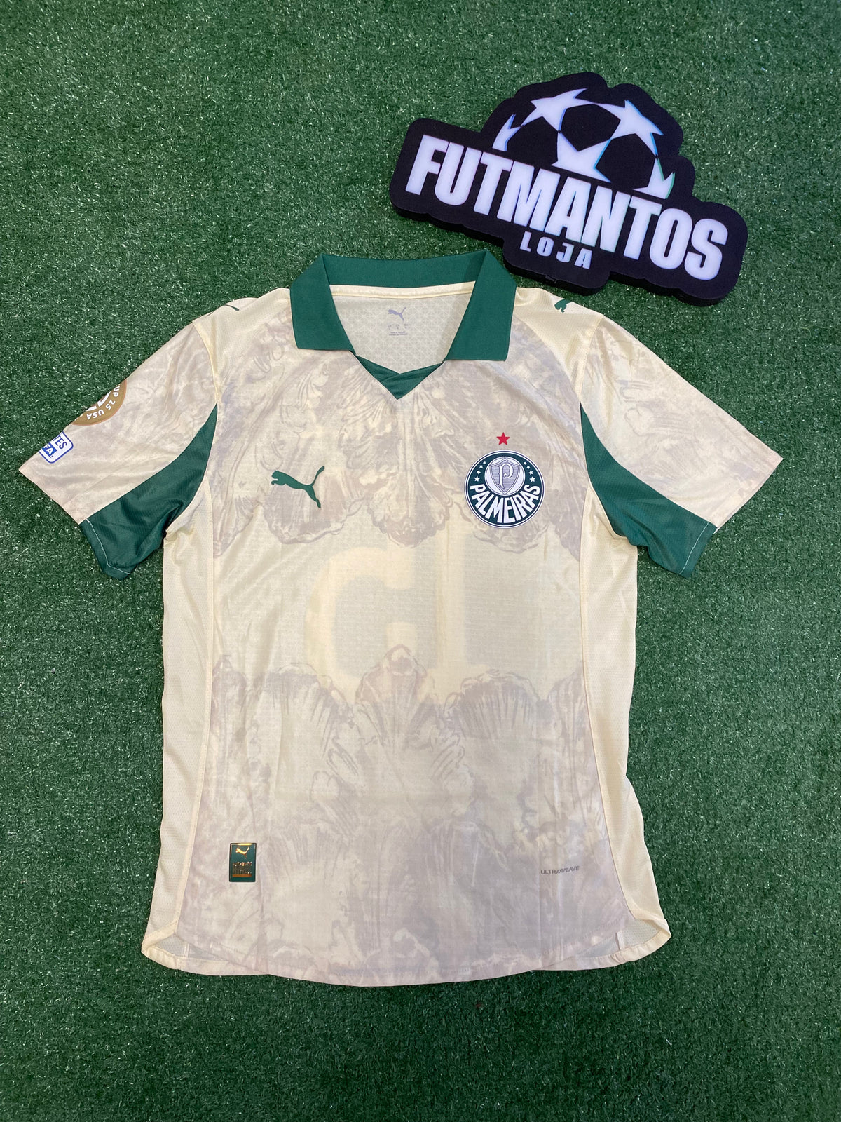 Camisa Palmeiras Bege 25/26 KidSuper - Versão Jogador | Futmantos