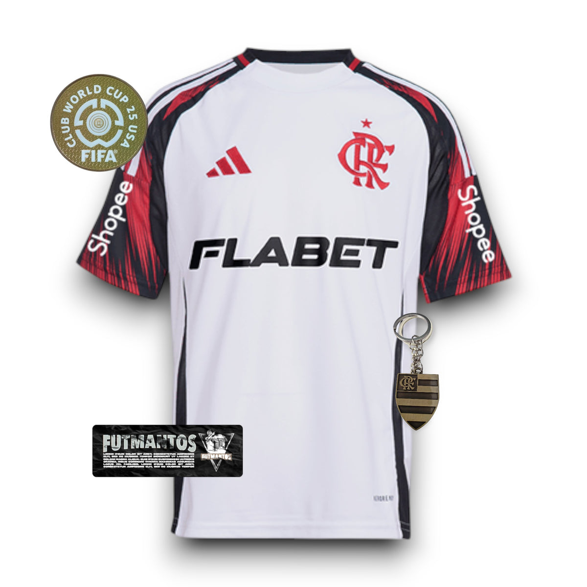 Camisa Flamengo II 25/26 - Com patrocínios