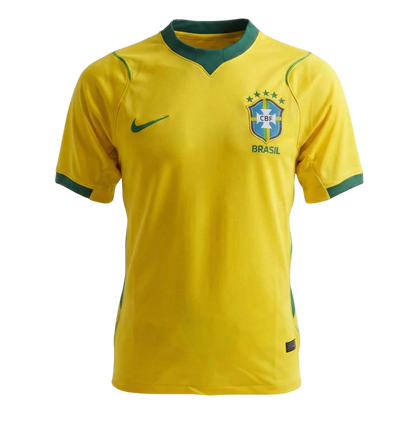 Camisa Brasil Home 26/27 Torcedor Masculina - Amarela e Verde