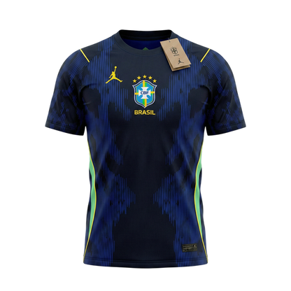Camisa Brasil Away 26/27 Torcedor Masculina - Preta e Azul