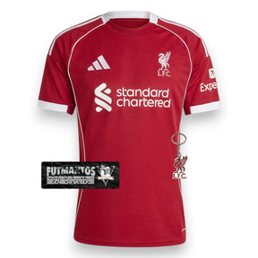 Camisa Liverpool I 25/26 Adidas - Vermelha  | Futmantos