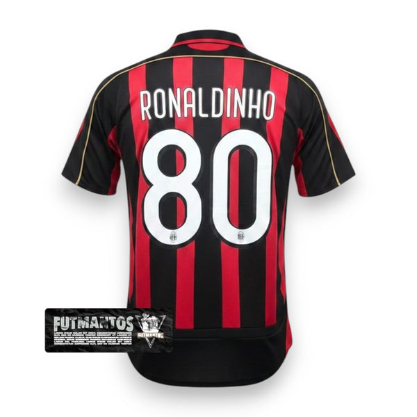 Camisa AC Milan 2006/07 - #80 RONALDINHO | FutMantos