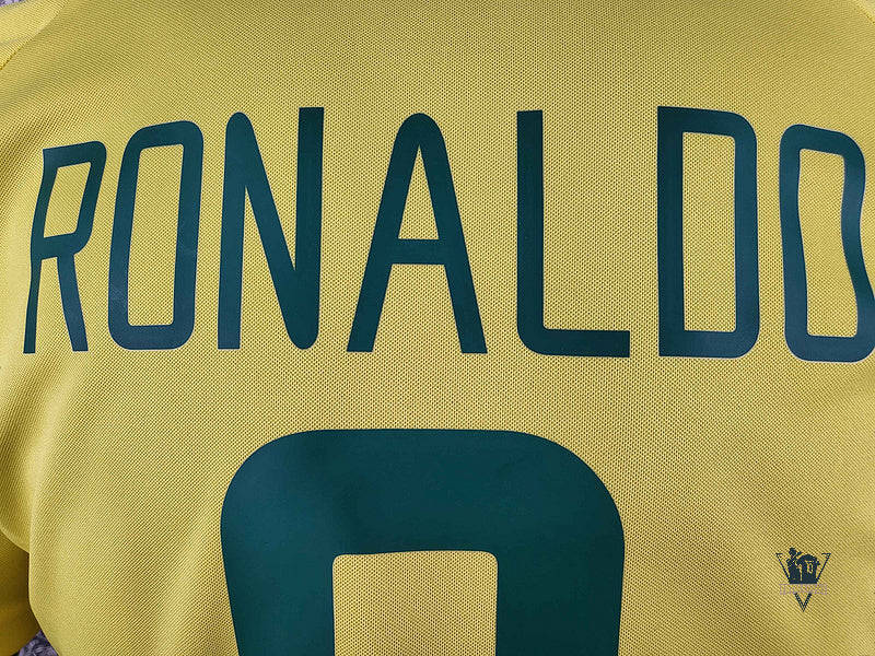 Camisa Brasil 2002 - Ronaldo #9 | Futmantos