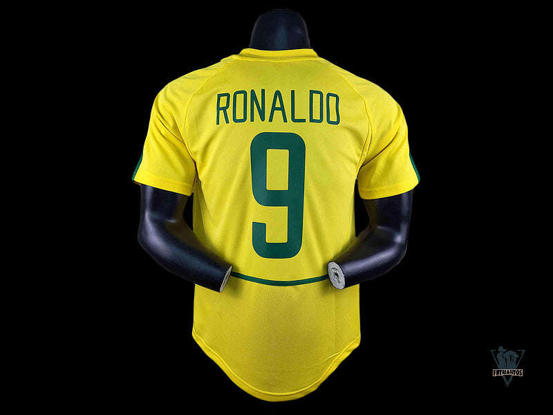 Camisa Brasil 2002 - Ronaldo #9 | Futmantos