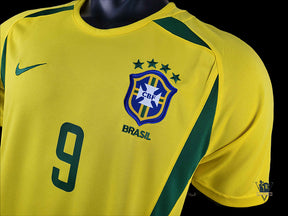 Camisa Brasil 2002 - Ronaldo #9 | Futmantos