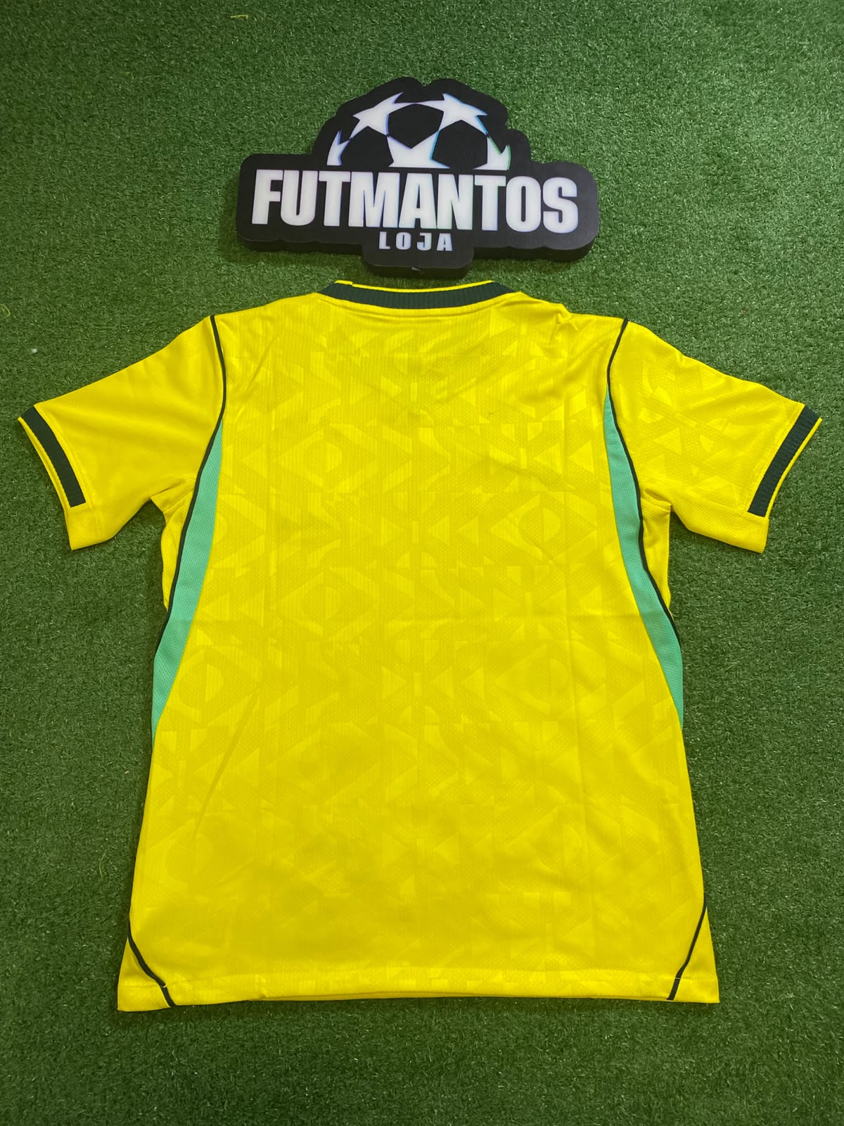 Camisa Brasil Amarela I 26/27 - Torcedo(com Gola em Verde Mais Escuro)| FutMantos
