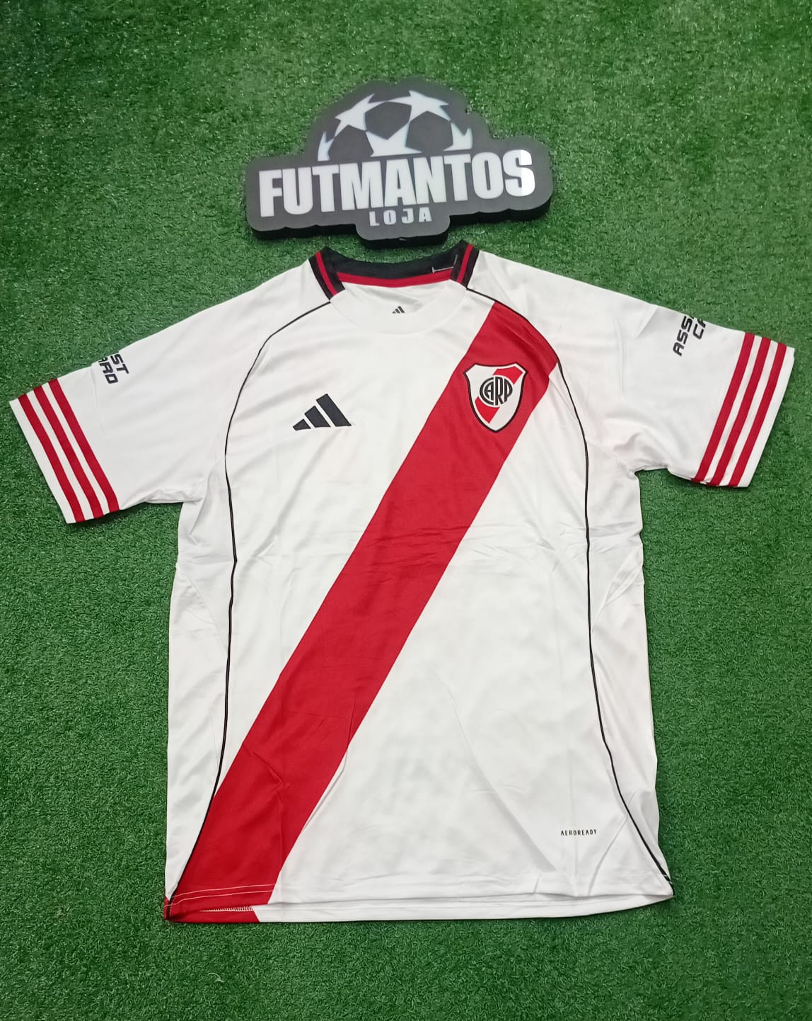 Camisa River Plate Home - Torcedor 25 /26 -Produto com manchas |FutMantos