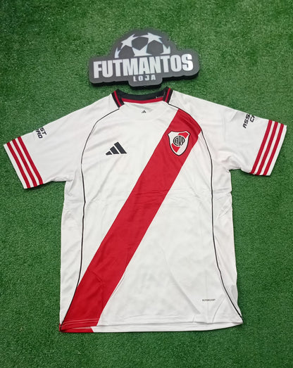Camisa River Plate Home - Torcedor 25 /26 -Produto com manchas |FutMantos