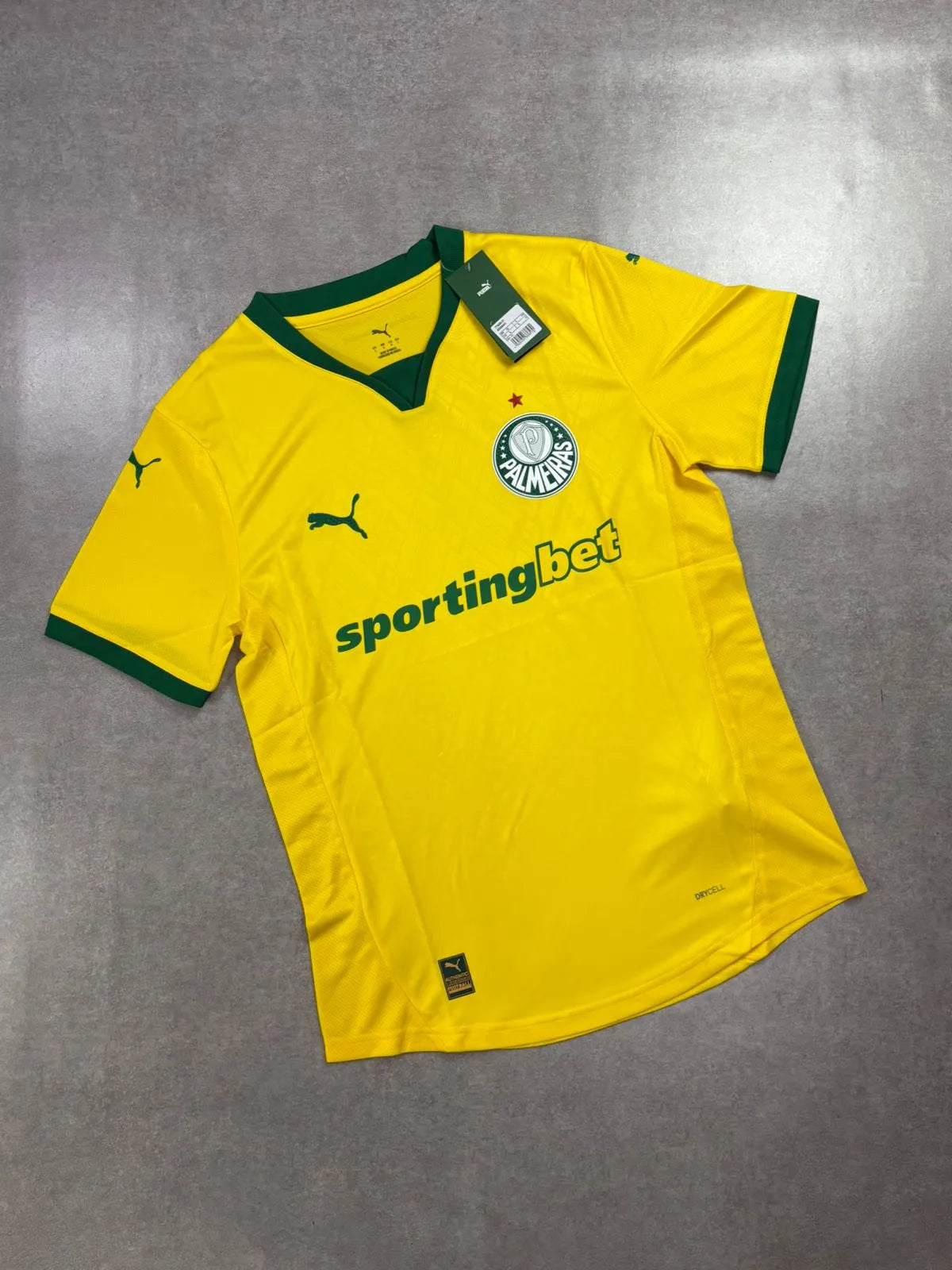Camisa SEP III Verde e Amarela 25/26 - Versão Jogador | Futmantos