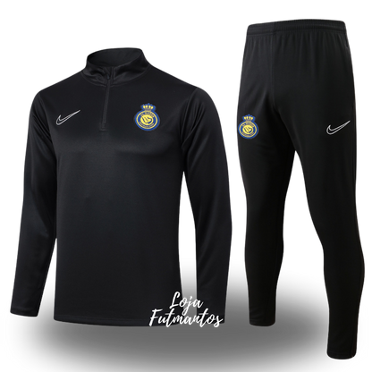 Agasalho de treino Al Nassr 24/25 - Preto  | Futmantos
