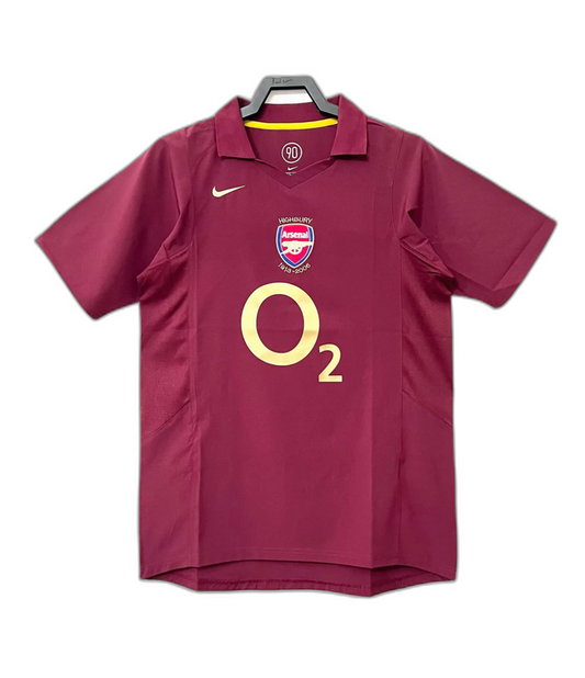 Camisa Arsenal 05/06 I Home - Versão Retrô