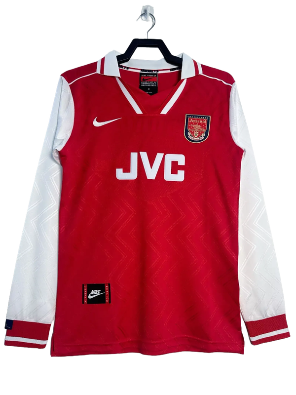 Camisa Arsenal 96/97 I Home - Versão Retrô Manga Longa