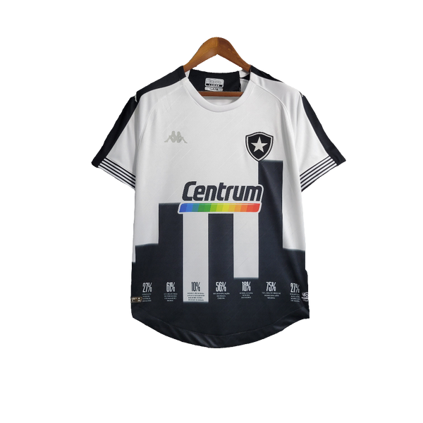 Camisa Botafogo 20/21 Especial Preto Consciousness - Versão Retrô