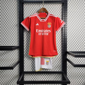 Kit Infantil Benfica 23/24 Adidas - Vermelho | Futmantos